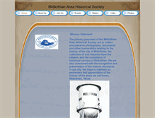 Tablet Screenshot of midlothiantxhistory.org